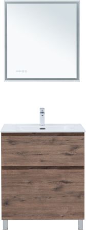 Тумба под раковину Aquanet Алвита New 70 напольная, дуб веллингтон табак, артикул 00344128