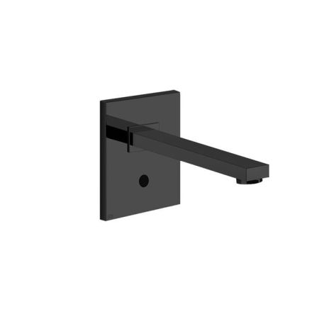 GESSI RETTANGOLO Смеситель для раковины настенный, электронный, внешняя часть, цвет Black XL, артикул 20130#299