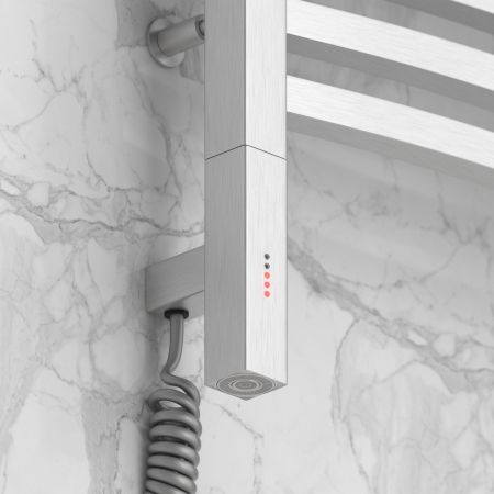 Полотенцесушитель электрический АРКУС 3.0 800х400 МЭМ левый (Сатин), артикул 071-5704-8040