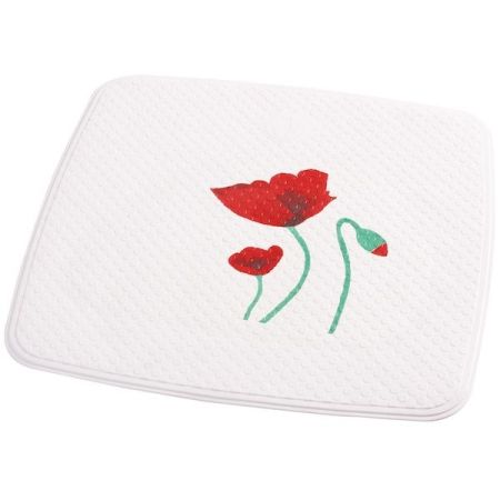 Коврик для душа Ridder Mohn 62210 Белый, Красный