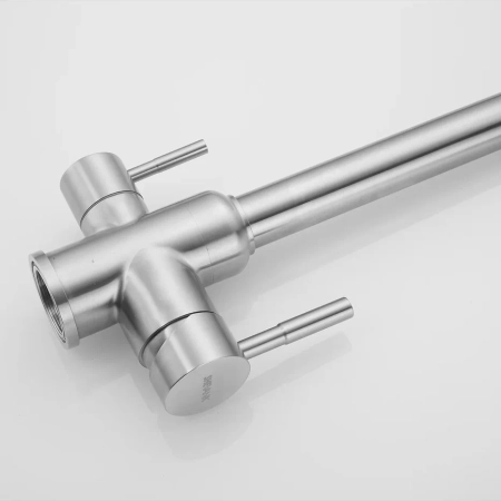 Смеситель для кухни с подключением фильтра Shevanik S268B, сатин, артикул S268B