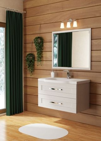 Тумба с раковиной SanVit Кантри 90 kcountry090 подвесная Лиственница, артикул kcountry090