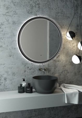 Зеркало с подсветкой ART&MAX Napoli AM-Nap-800-DS-F, артикул AM-Nap-800-DS-F