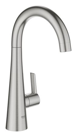 Вентиль вертикальный для подачи фильтрованной воды GROHE Zedra, суперсталь (30026DC2)