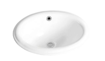 Раковина керамическая полувстраиваемая AM6260, артикул AM6260