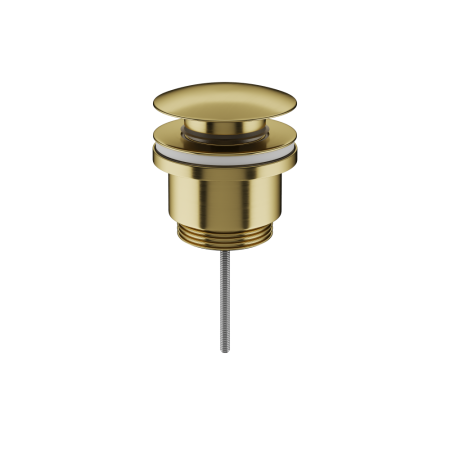 Донный клапан универсальный Ceramicanova 70003BG с системой "Клик - Клак" латунь брашированное золото ПВД (PVD), артикул 70003BG