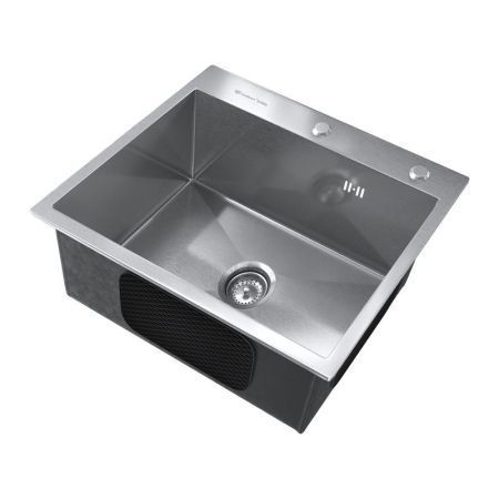 Кухонная мойка Ulgran  Steel 500x450, брашированная сталь, артикул US 500-001