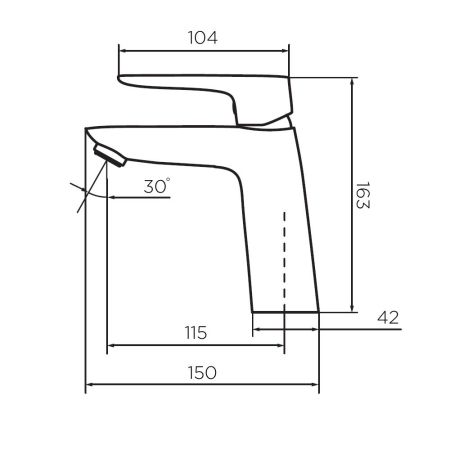 D40102100 Prime new cмеситель для умывальника, артикул D40102100