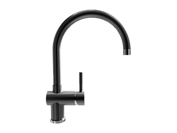 Смеситель ULGRAN Steel 021-002, цвет "черная брашированная сталь" (US-021-002)