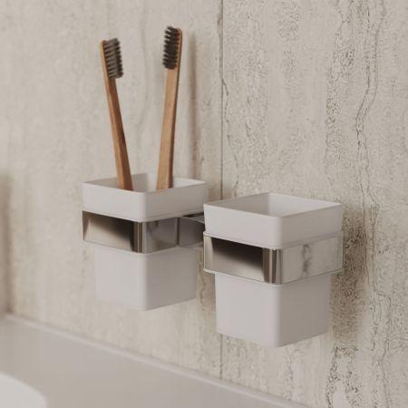 Стакан Allen Brau Infinity 6.21003-31 белый/черный матовый, артикул 6.21003-31