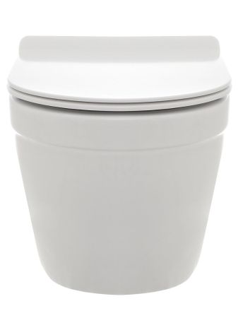 AQM2006 Унитаз подвесной с сиденьем SoftClose, технология смыва Rimless, скрытый крепеж. 520х360х410, артикул AQM2006