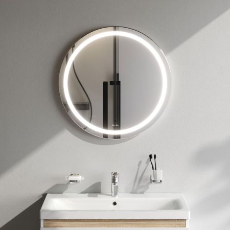 M85AMOX0651WG Универсальное зеркало с контурной LED-подсветкой, ИК- сенсором, круглое, 65 см, артикул M85AMOX0651WG