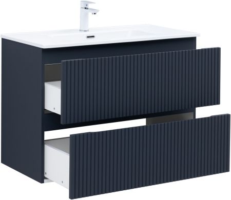 Тумба под раковину Aquanet Джейн (Flat) 90 маренго, артикул 00335430