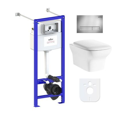 Комплект 6 в 1 Lavinia Boho Bristol Rimless 77050194, премиум с пластиковой клавишей, артикул 77050194