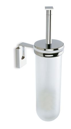 Stil Haus Quid, настенный стеклянный ёрш, цвет стекло-хром, артикул Q12(08)