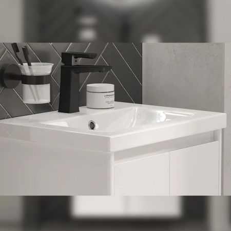 Тумба под раковину подвесная Velvex Klaufs tp.KLA.COM.50.2D, 50 см, артикул tp.KLA.COM.50.2D