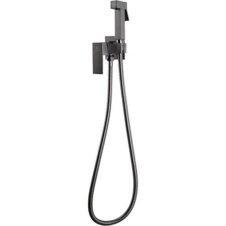 Гигиенический душ со смесителем встраиваемый FILARETE Fing FL101BG, графит