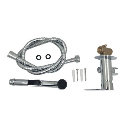 Гигиенический душ со смесителем встраиваемый ESKO BTSMH, хром