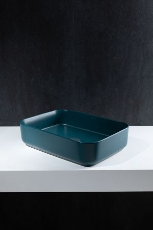 Раковина накладная Allen Brau Fantasy 50 4.11021.PT петроль, артикул 4.11021.PT