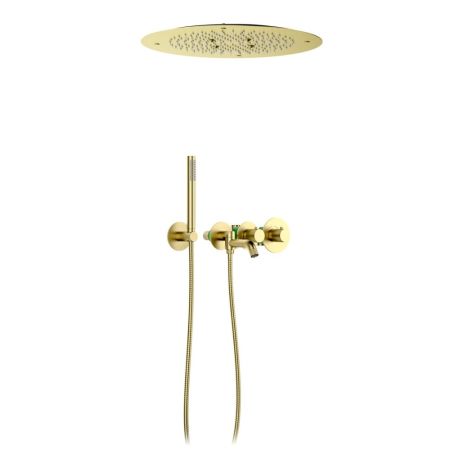 Душевая система встроенная с термостатом Timo Saona золото матовое (SX-2358/17SM), артикул SX-2358/17SM