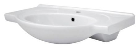 Тумба с раковиной Style Line Олеандр-2 75 (2ящ.) под умывальник Байкал 75, белая