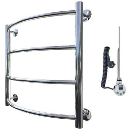 Электрический полотенцесушитель Тругор Приоритет 1 элТЭН 60x60 Хром, артикул Приоритет1/элТЭН6060