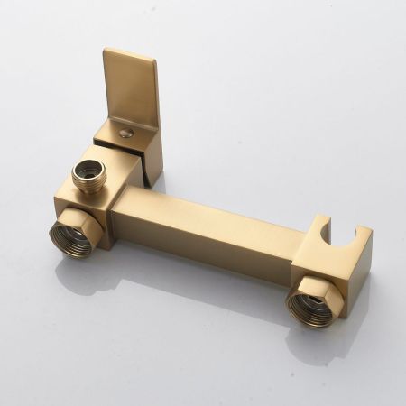 Гигиенический душ со смесителем Shevanik S137G, золотой сатин