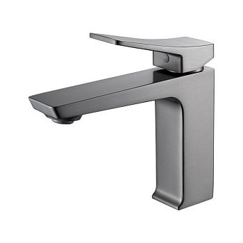 Смеситель для раковины Shevanik S4401T, оружейная сталь