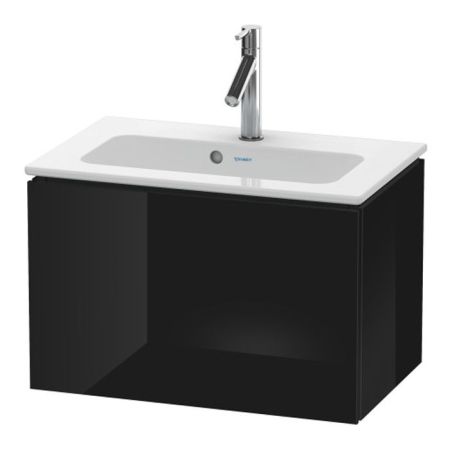 Duravit L-Cube База под раковину  400x620x391, 1 выдв. ящик, цвет черный глянцевый, артикул LC615604040
