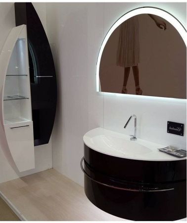 Шкаф-пенал De Aqua Эскалада RS1 R белый