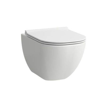 Laufen Basal Combipack Унитаз подвесной Rimless+сиденье SoftClose и быстрое снятие, цвет  белый, артикул 8.66E1.0.000.000.1