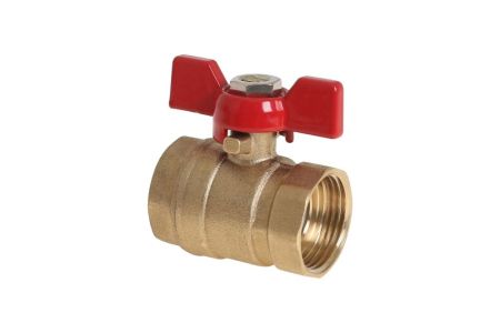 Кран шаровой ProfECO 1 ВР-ВР муфтовый бабочка Ду25 Ру20 (11Б27п1), артикул PE-1FFB