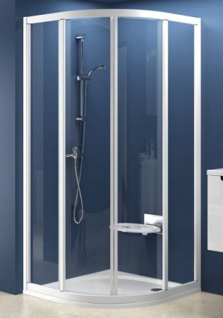 Душевой уголок Ravak Supernova SKCP4-80 SKCP4-80 белый+транспарент