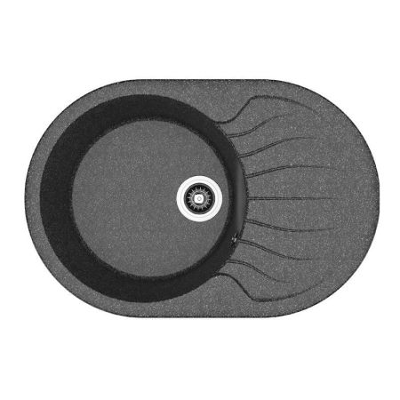 Кухонная мойка Dr. Gans БЕРТА 25.040.C0760.407, черный, артикул 25.040.C0760.407