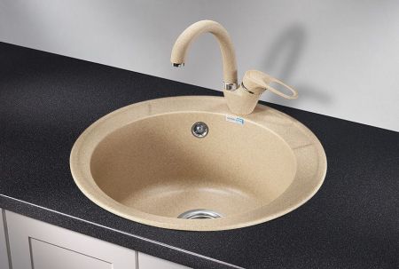 Кухонная мойка GRANULA Standart (4802, БЕЖЕВЫЙ), артикул 4802, БЕЖЕВЫЙ