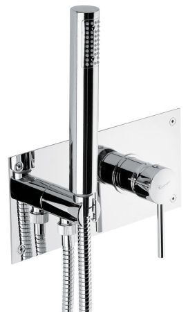 Emmevi Piper, встраиваемый в стену однорычажный смеситель для душа на панели, цвет хром, артикул 45052/CR