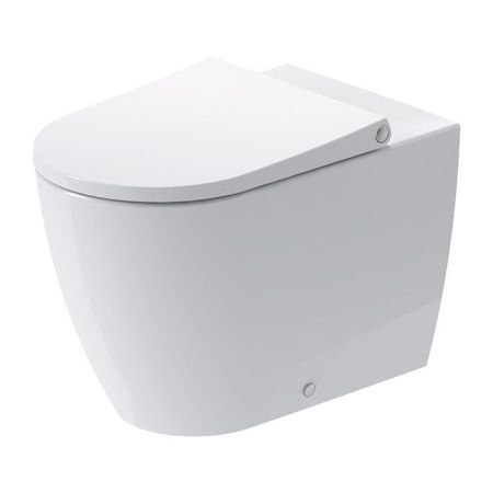 DURAVIT Bento Starck Box  Унитаз напольный с сиденьем, белый глянцевый, артикул D4600100