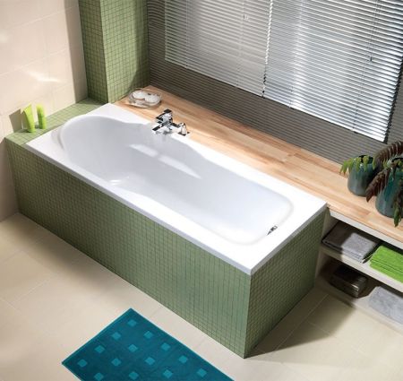 Акриловая ванна Cersanit Santana 150x70 без гидромассажа, артикул WP-SANTANA*150-W