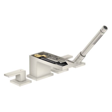 AX MyEdition Смеситель на борт ванны., без панели, цвет сталь, артикул 47432800