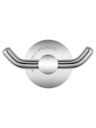 Двойной крючок для ванной WONZON & WOGHAND EASY, Хром (WW-8125), артикул WW-8125