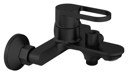 Смеситель Harbor Black для ванны, с коротким изливом, без акс, артикул: HR54B, артикул HR54B