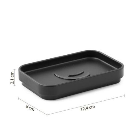 Gedy Seventy, настольная мыльница, цвет черный (без упаковки), артикул 6312(14)