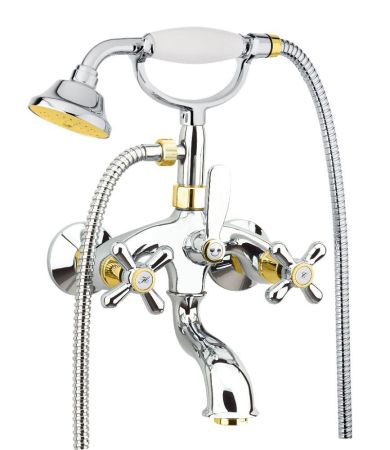 Смеситель для ванны Fiore MARGOT 26CO0600, хром/золото, артикул 26CO0600