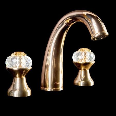 Смеситель для раковины FLORA золото Opadiris, артикул 