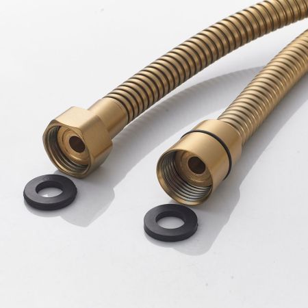 Смеситель для ванны Shevanik S4102G, золотой сатин