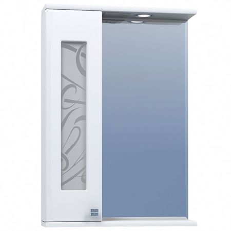 Зеркало со шкафом Vigo Provans 55 L с подсветкой Белое