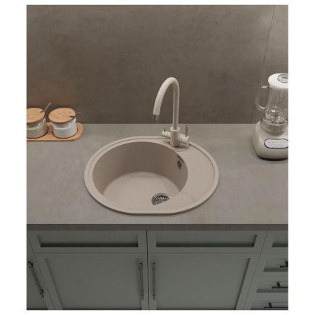 Кухонная мойка GranFest URBAN 857L, песочный, артикул 857L песочный