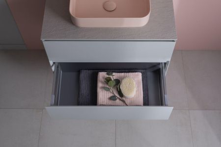 Тумба под раковину Allen Brau Infinity 85 1.21001.PWM папирус матовый, артикул 1.21001.PWM