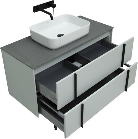 Тумба под раковину Allen Brau Reality 100 1.32007.PWM папирус матовый, артикул 1.32007.PWM