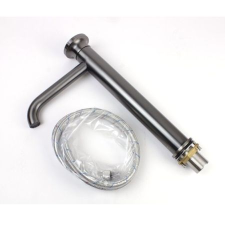 Смеситель для раковины Bronze de Luxe 9008GM-Y, графит/желтый